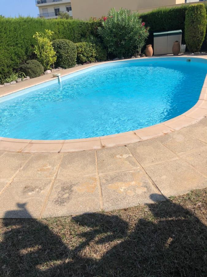 Villa C3 chambre d’hôte piscine proche mer Cagnes-sur-Mer Esterno foto